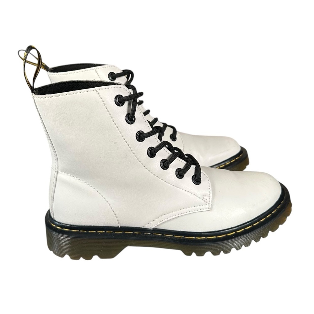 DR. MARTENS Jadon Smooth Leather Lug Sole Platform Boots - Picture 4 of 11